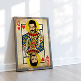 Freddie Mercury Wall Art | Queen of Hearts Card Print - Print